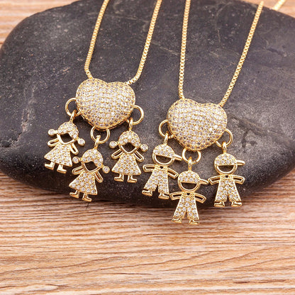 Mother's Love Necklace – 18K Gold Plated